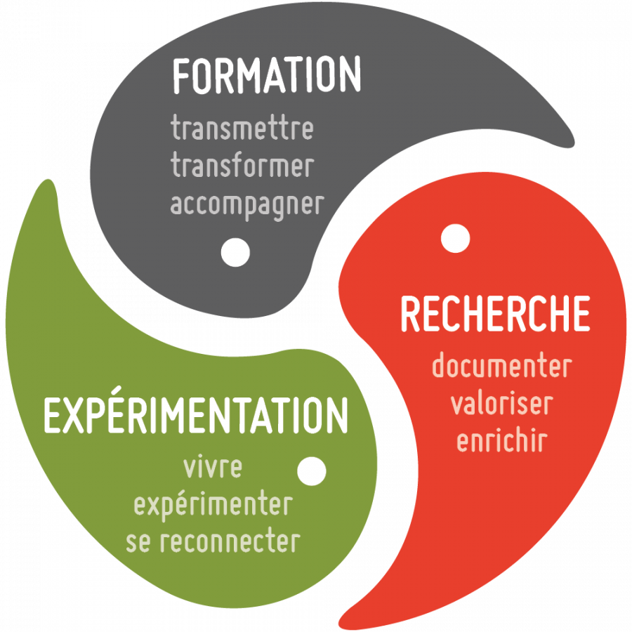 3 piliers : formation, recherche, expérimentation